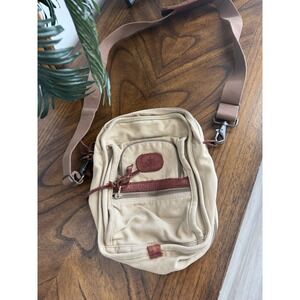 The Territory Ahead Canvas Leather Handbag Satchel Messenger